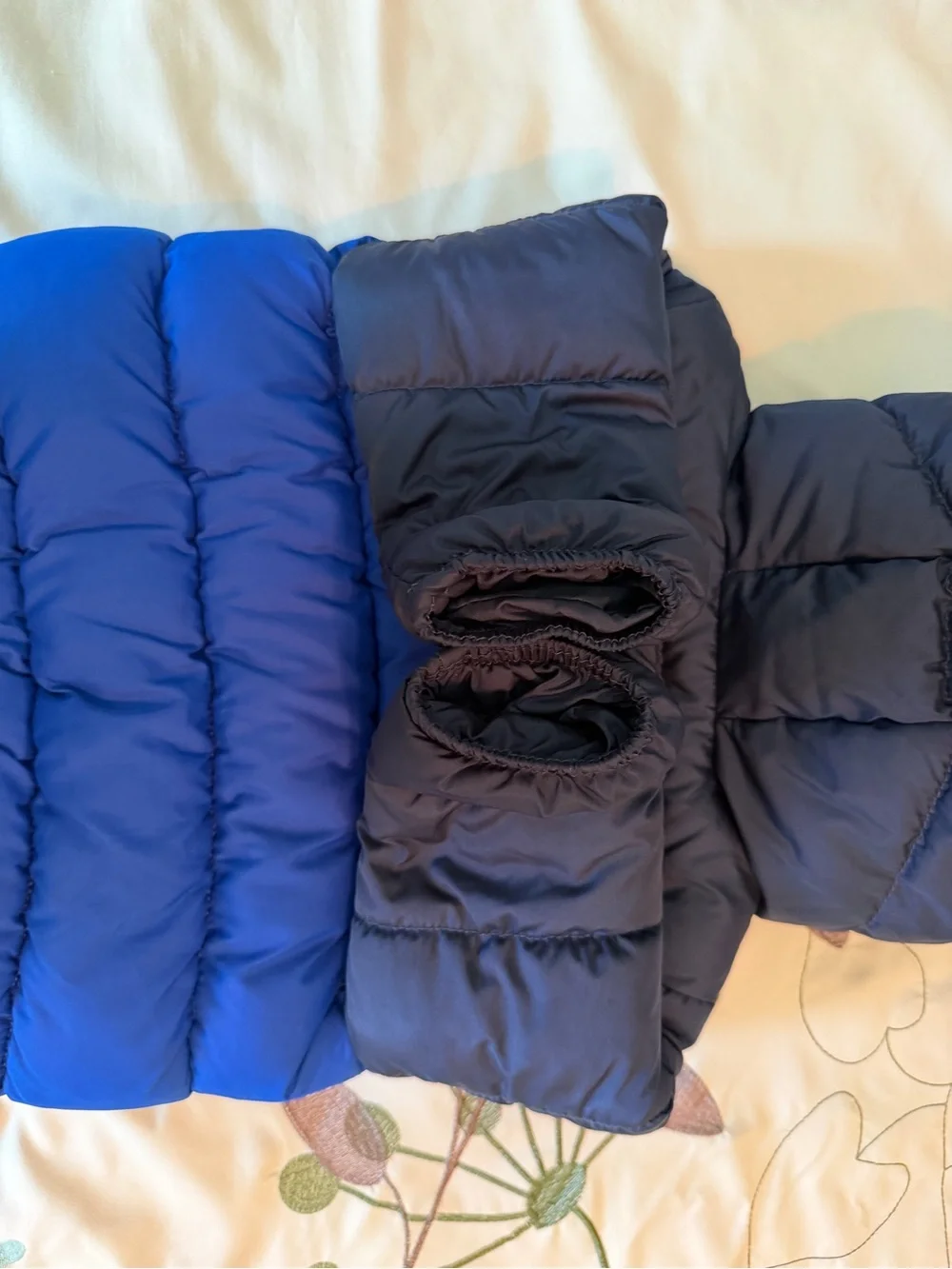 The Children's Place Toddler Boys Colorblock Hooded Puffer Jacket Blue 3T